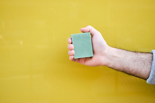 spearmint soap for the morning