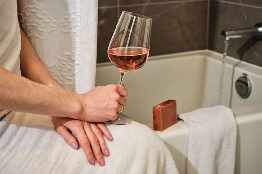 wine natural soap bar